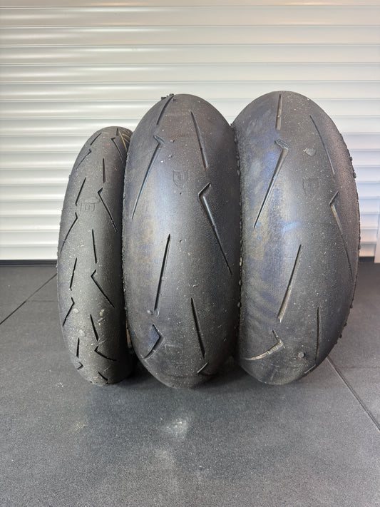 GRADE 1 RACE BUNDLE,  Pirelli Supercorsa 200/60/17 x2, 120/70/17 x1 (RB1)
