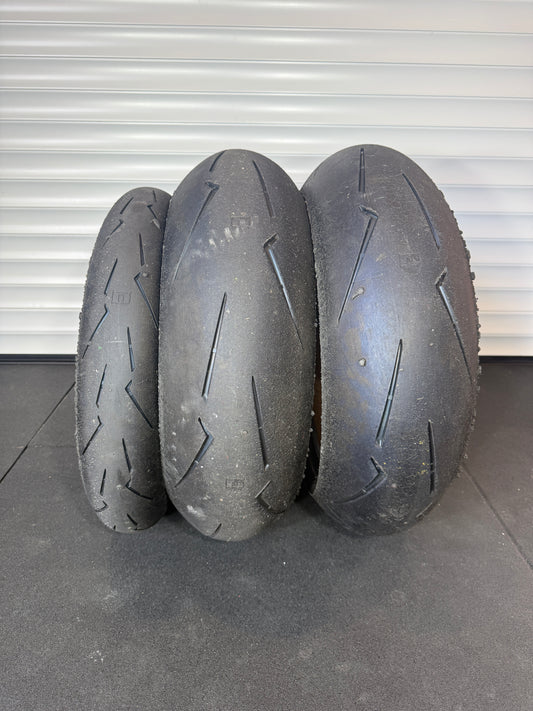 GRADE 1 RACE BUNDLE,  Pirelli Supercorsa 200/60/17 x2, 120/70/17 x1 (RB2)