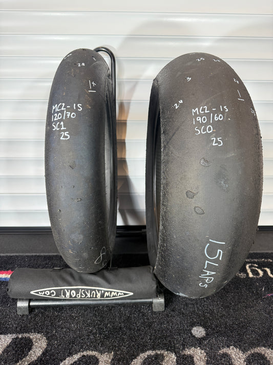 Pirelli Superbike Slick-1 SC0/120 SET 190/60/17, 120/70/17 (MC2-1S)