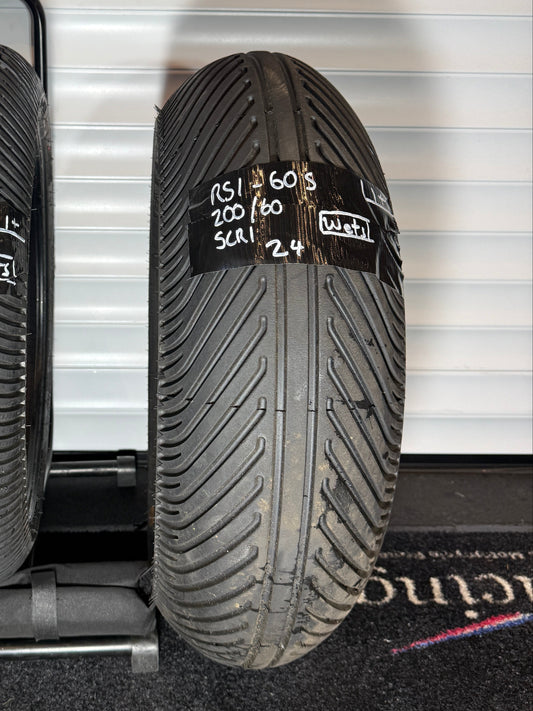 Pirelli Diablo Rain Rear- SCR1 Grade 1+ 200/60/70 (RS1-60)